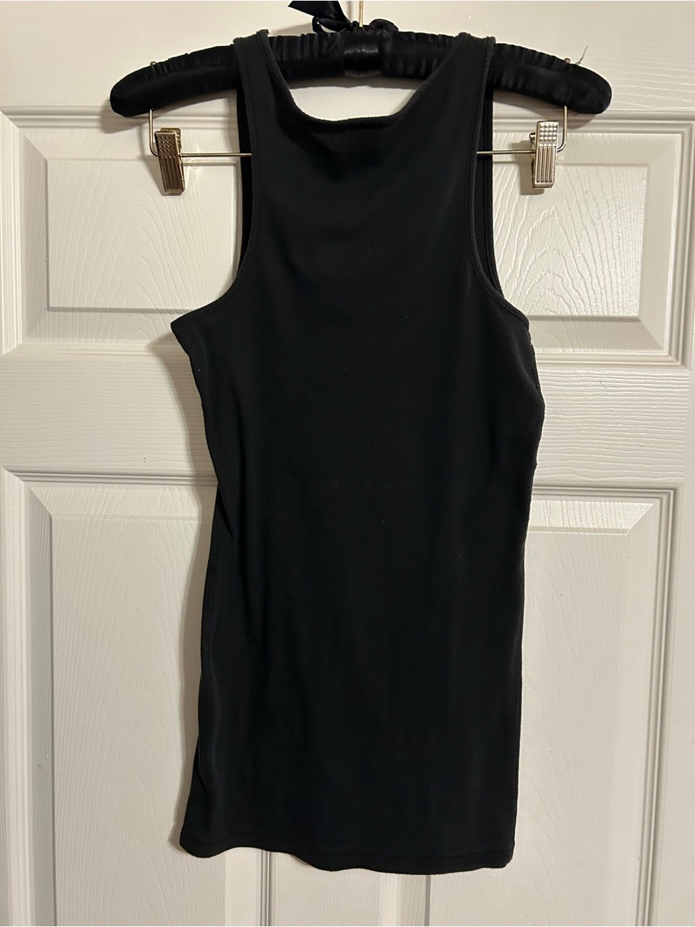 FREE Victoria's Secret vintage Racerback wife beater tank top black large - Picture 2 of 4